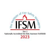 Institute of Fire Safety Managers logo - tier 3 2023